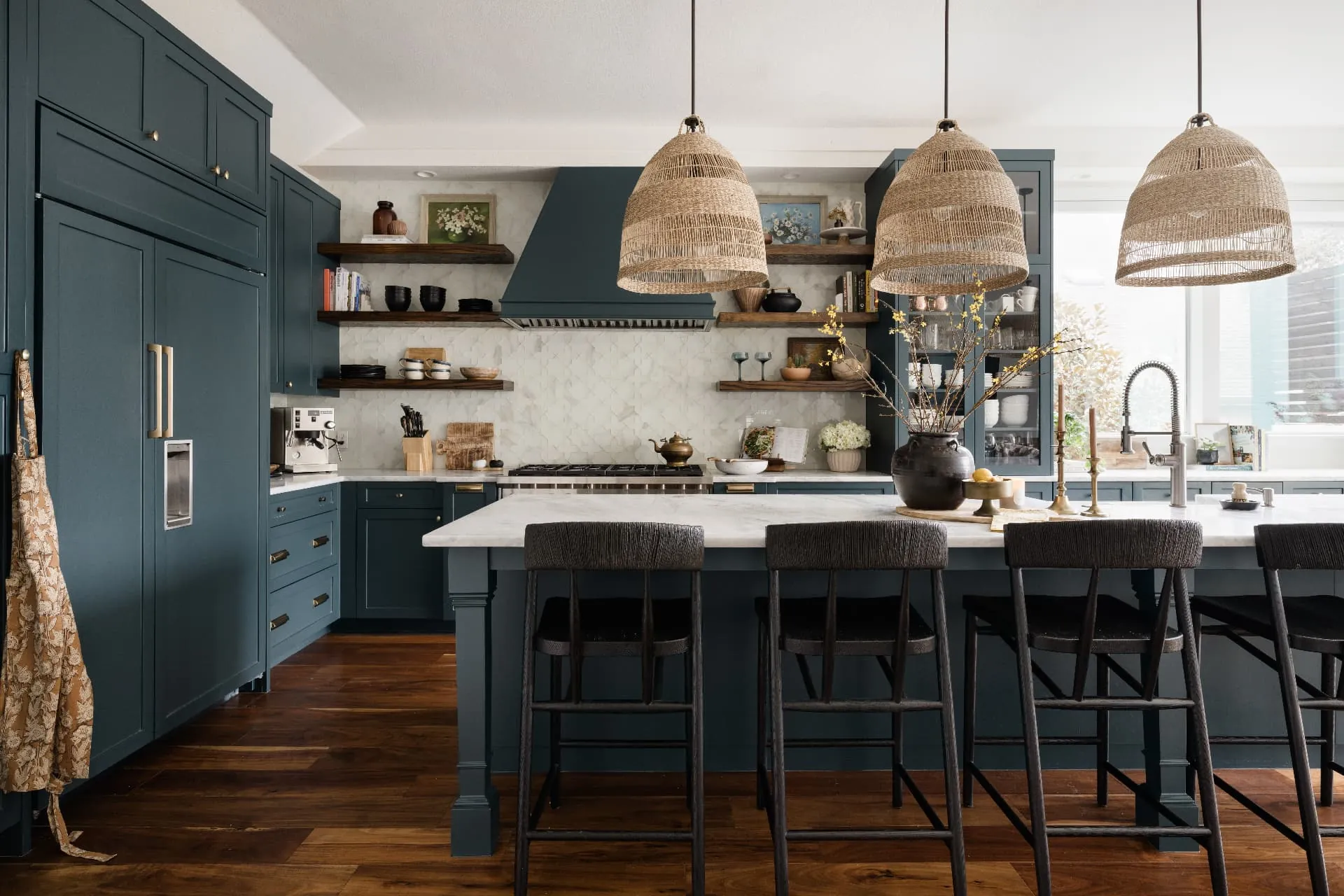 Brick Manor kitchen designed by Living Oak